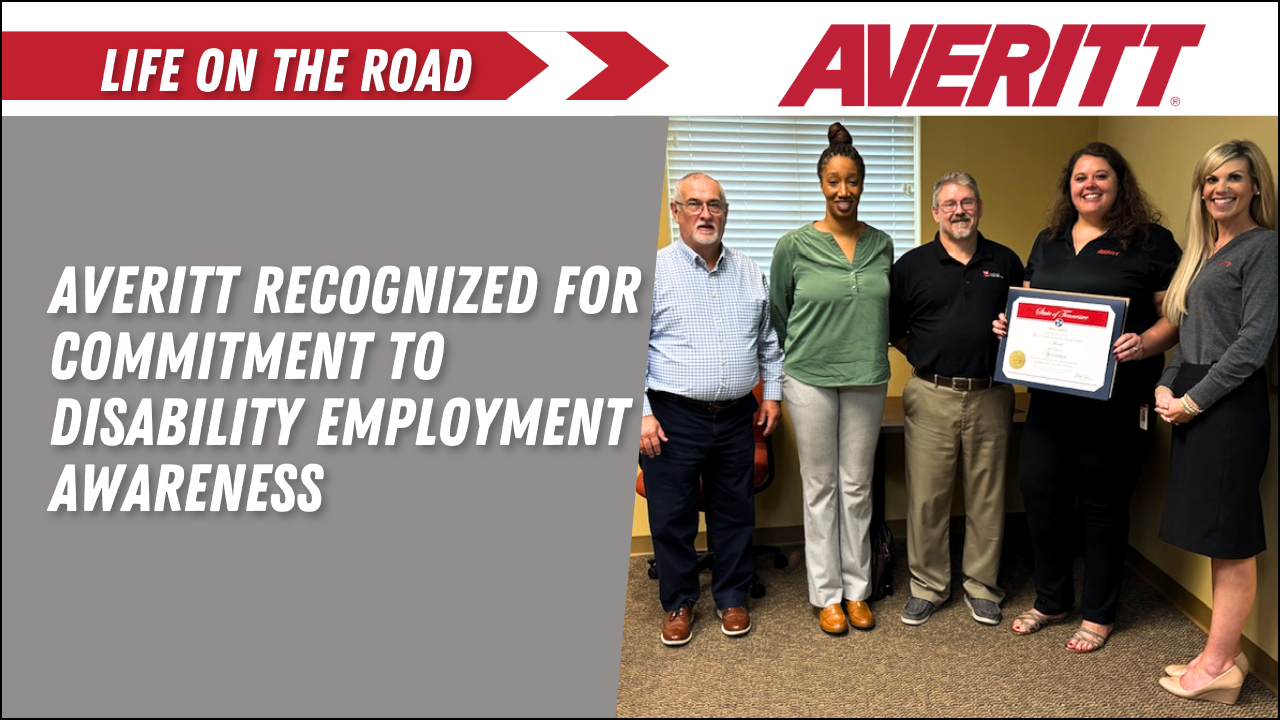 Averitt Recognized for Commitment to Disability Employment Awareness