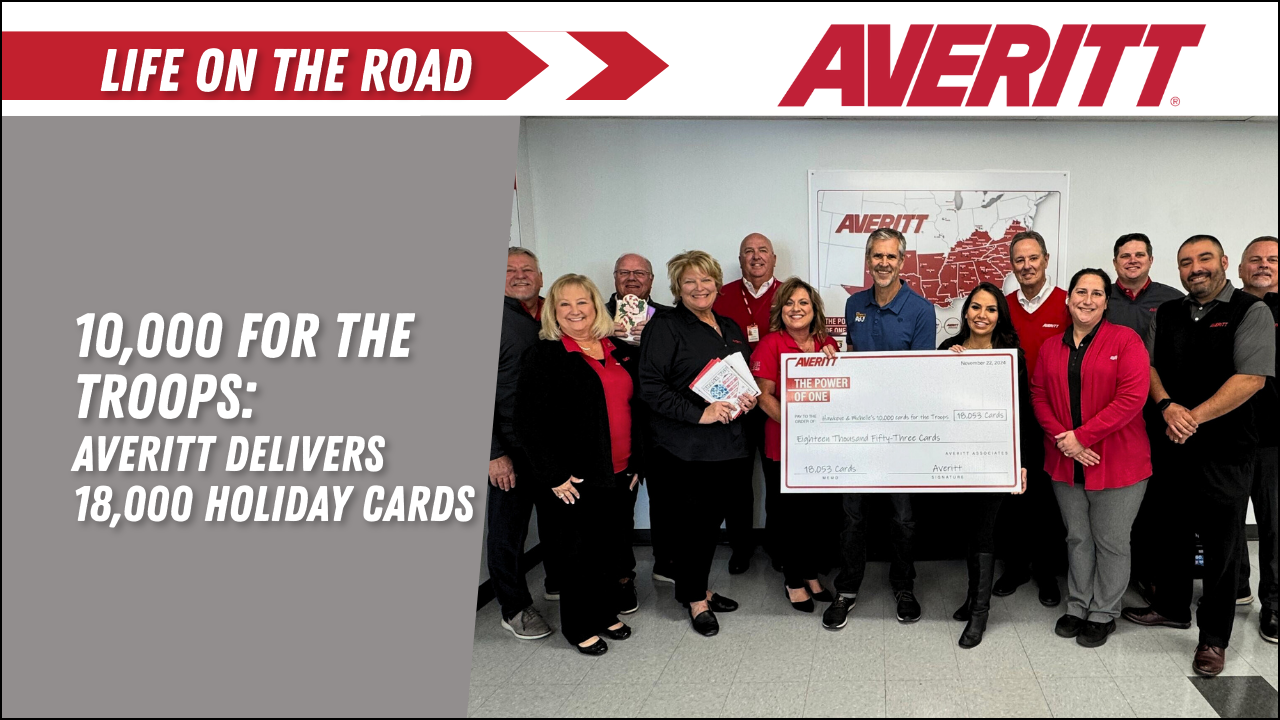 10,000 for the Troops: Averitt Delivers 18,000 Holiday Cards