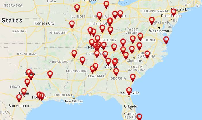 View A Map of All Available Driving Positions | Averitt