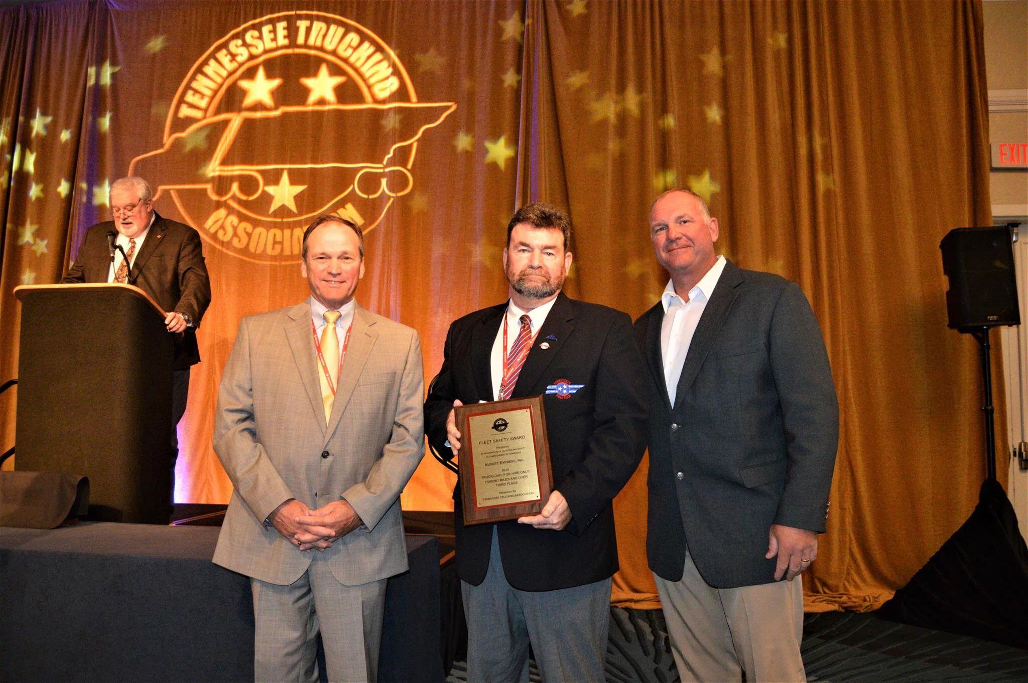 Averitt Receives LTL and Truckload Fleet Safety Awards From Tennessee Trucking Association