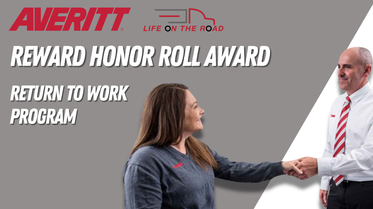 Averitt Receives REWARD Honor Roll Award