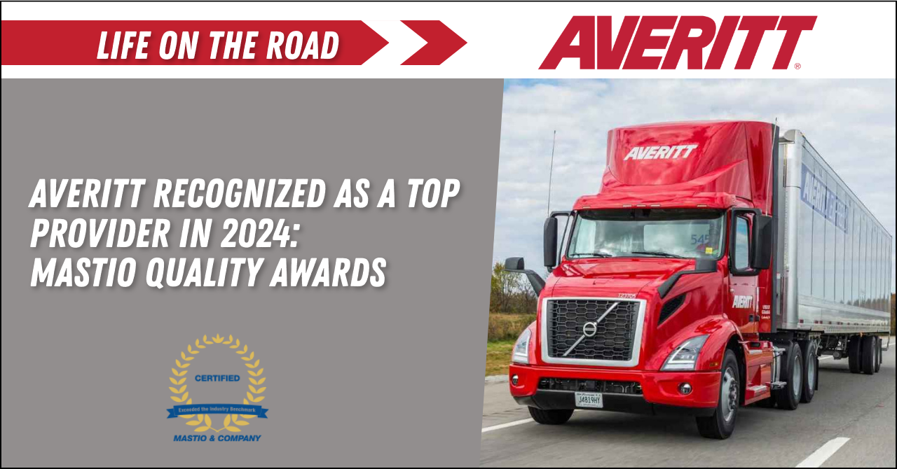 Averitt Recognized as a Top Provider In 2024 - Mastio Quality Awards