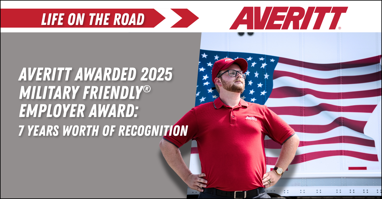 Averitt Awarded 2025 Military Friendly® Employer Award for the 7th Year